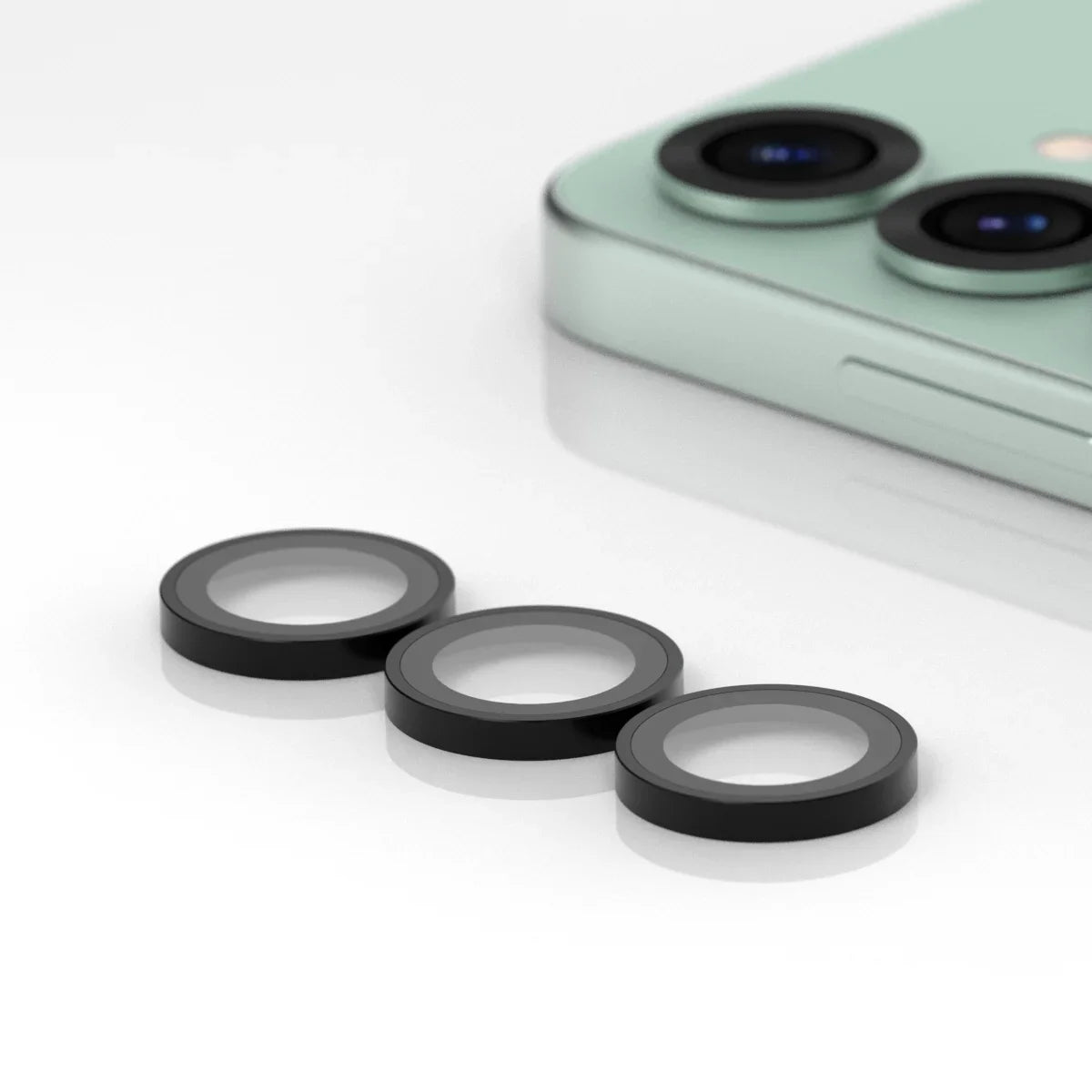 Araree Samsung S25 Metal Ring Camera Lens - Clear - Tashqila Araree Samsung S25 Metal Ring Camera Lens - Clear - Tashqila